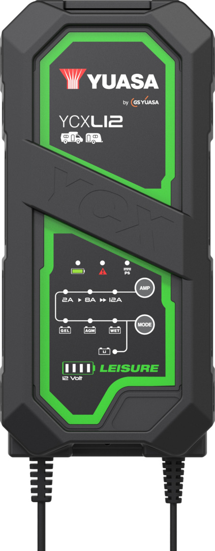 Ladegerät YUASA YCXL12 12V 12A Smart Leisure Battery Charger